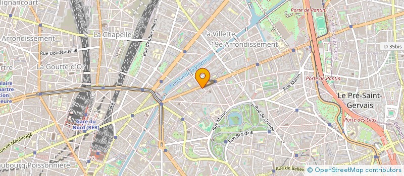 localisation de l'entreprise 833 068 919   PARIS