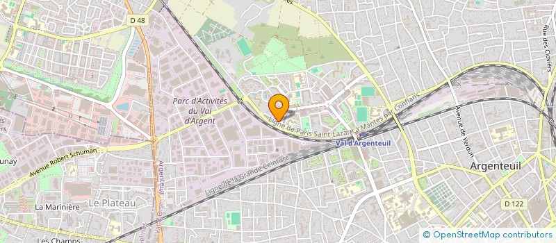 localisation de l'entreprise 833 091 713   ARGENTEUIL