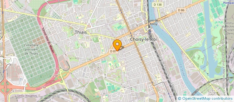 localisation de l'entreprise 833 096 654   THIAIS