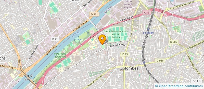 localisation de l'entreprise 833 105 687  à COLOMBES