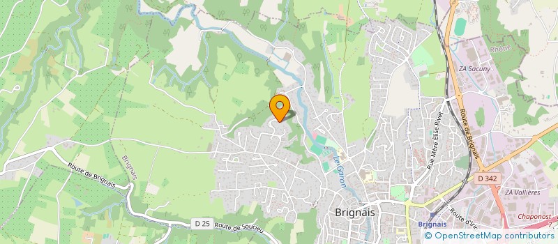 localisation de l'entreprise 833 111 727   AUBAGNE