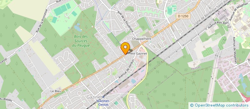 localisation de l'entreprise 833 119 308  à PESSAC