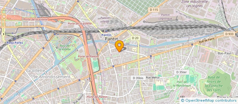 localisation de l'entreprise 833 129 885   PANTIN