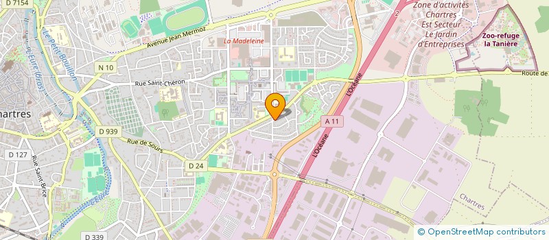 localisation de l'entreprise 833 135 189 à CHARTRES