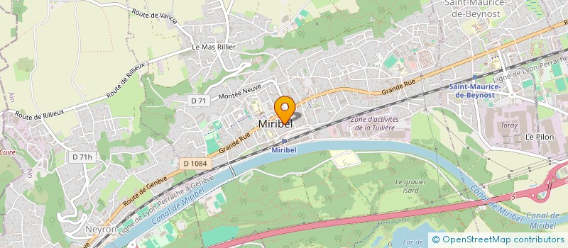 localisation de l'entreprise 833 162 183 à MIRIBEL