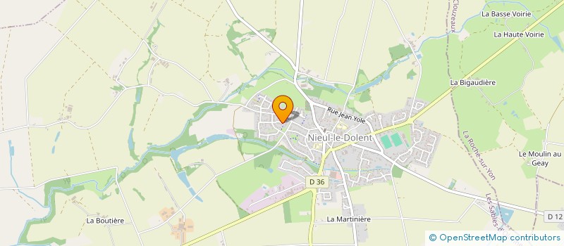 localisation de l'entreprise 833 166 960   LA BOISSIERE-DES-LANDES