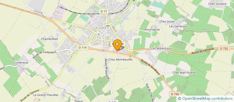 localisation de l'entreprise 833 187 131   MORTAGNE-SUR-GIRONDE