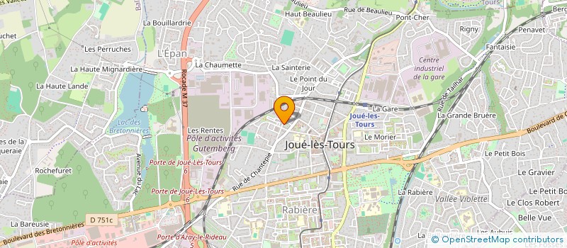 localisation de l'entreprise 833 202 922   JOUE-LES-TOURS