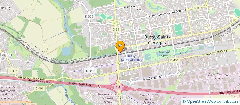 localisation de l'entreprise 833 205 693   BUSSY-SAINT-GEORGES