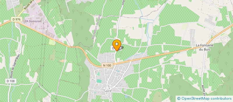 localisation de l'entreprise 833 216 963   SAZE