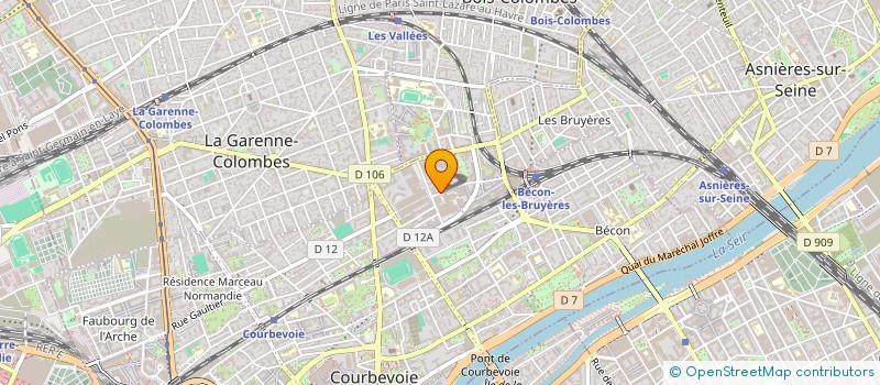 localisation de l'entreprise 833 248 438   COURBEVOIE
