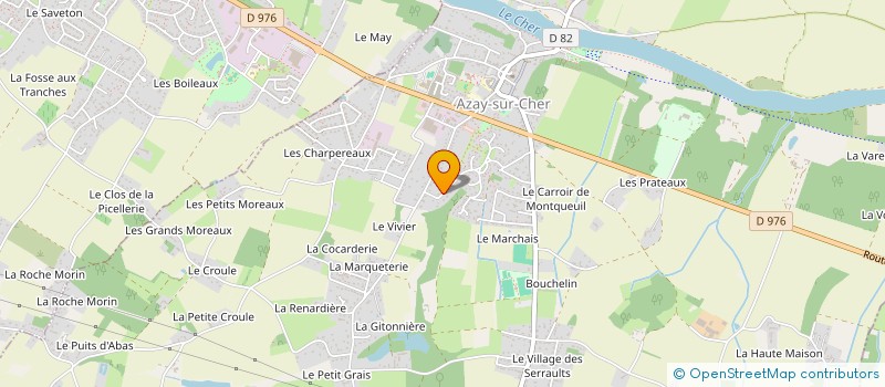 localisation de l'entreprise 833 252 018   AZAY-SUR-CHER