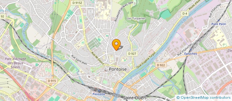 localisation de l'entreprise 833 280 886   PONTOISE