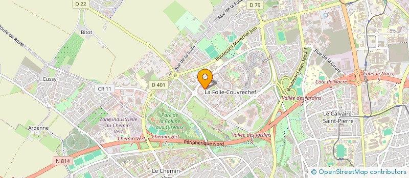 localisation de l'entreprise 833 314 123  à CAEN