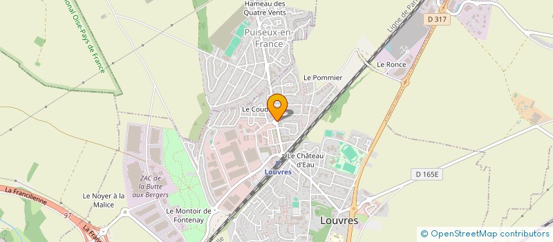 localisation de l'entreprise 833 368 947   PONTOISE