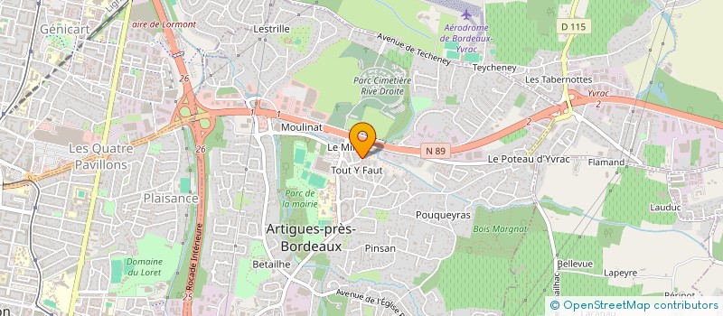 localisation de l'entreprise 833 395 767   BORDEAUX