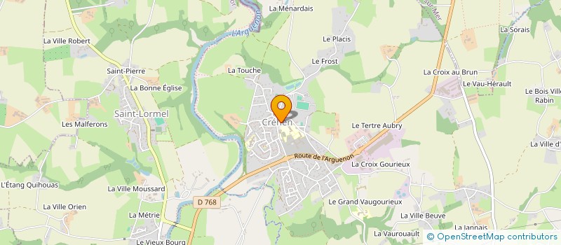 localisation de l'entreprise 833 433 949   CREHEN