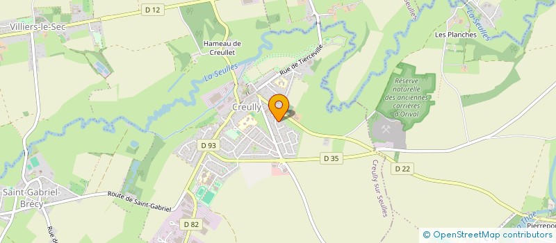 localisation de l'entreprise 833 436 876   CREULLY SUR SEULLES