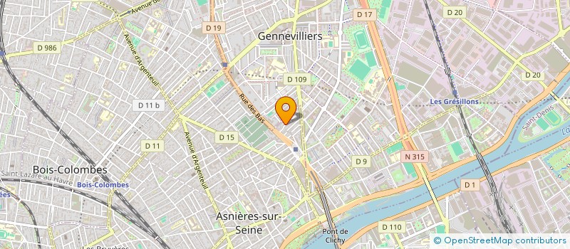 localisation de l'entreprise 833 440 407   ASNIERES-SUR-SEINE