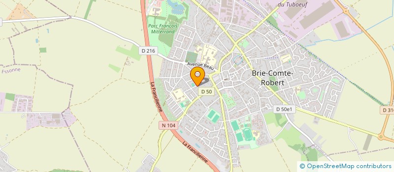 localisation de l'entreprise 833 440 753   BRIE-COMTE-ROBERT