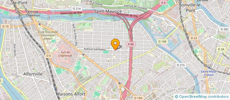 localisation de l'entreprise 833 448 236 à MAISONS-ALFORT