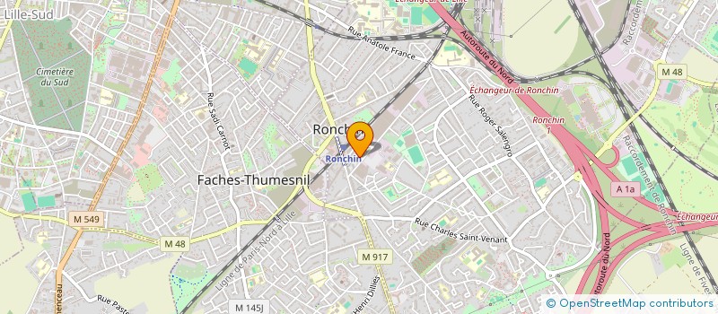 localisation de l'entreprise 833 452 592   RONCHIN