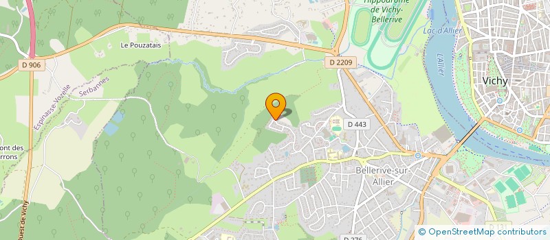 localisation de l'entreprise 833 458 714   BELLERIVE-SUR-ALLIER