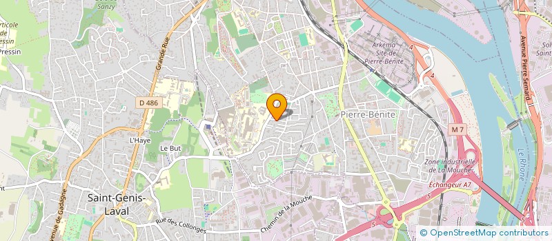 localisation de l'entreprise 833 464 498   OULLINS-PIERRE-BENITE