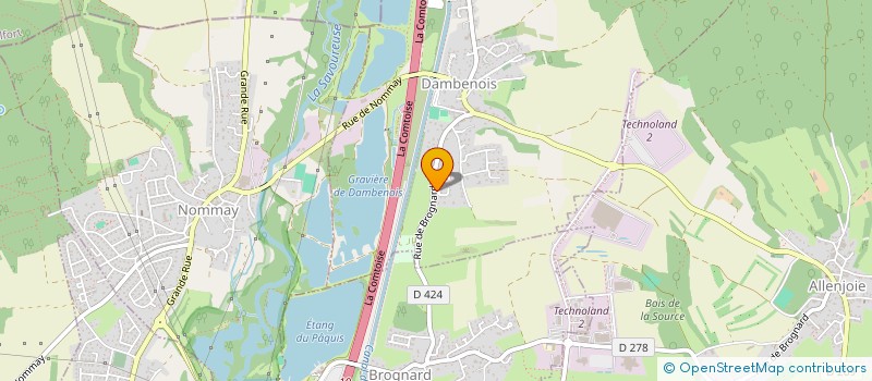 localisation de l'entreprise 833 477 581   DAMBENOIS