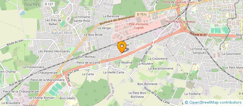 localisation de l'entreprise 833 531 247   JOUE-LES-TOURS