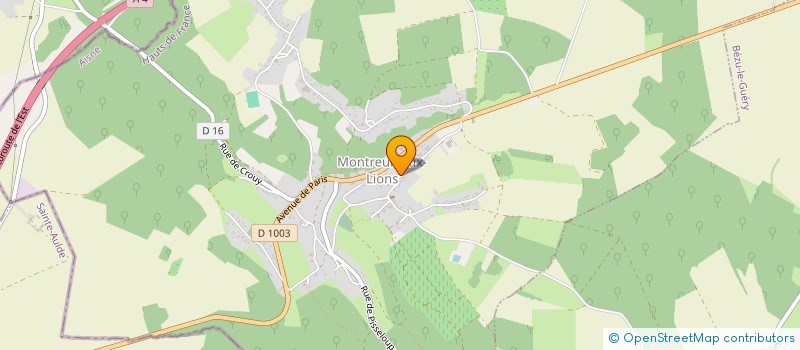 localisation de l'entreprise 833 534 183   MONTREUIL-AUX-LIONS