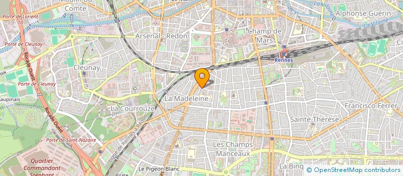 localisation de l'entreprise 833 544 992   THORIGNE-FOUILLARD