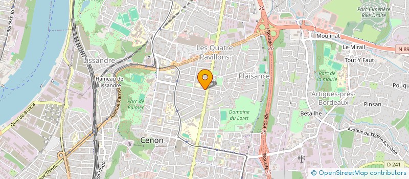 localisation de l'entreprise 833 550 114   BORDEAUX