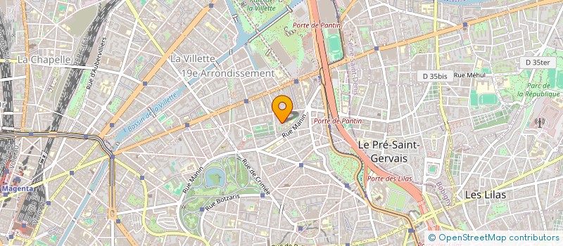 localisation de l'entreprise 833 556 764   PARIS