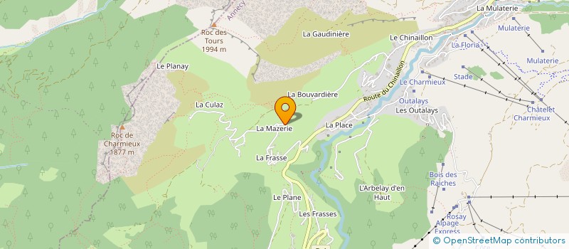 localisation de l'entreprise 833 557 705   LE GRAND-BORNAND