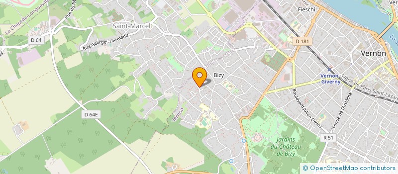 localisation de l'entreprise 833 568 843   VERNON