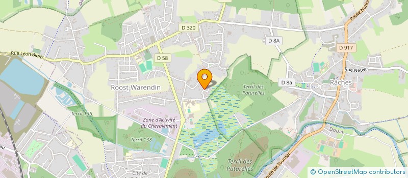 localisation de l'entreprise 833 569 775   ROOST-WARENDIN