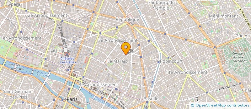 localisation de l'entreprise 833 580 558   PARIS