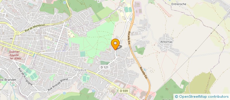 localisation de l'entreprise 833 588 189   SOYAUX