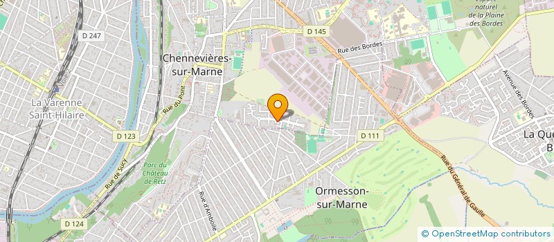localisation de l'entreprise 833 593 270   CHENNEVIERES-SUR-MARNE