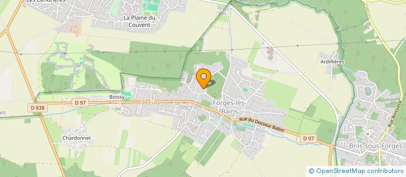 localisation de l'entreprise 833 598 444 à FORGES-LES-BAINS