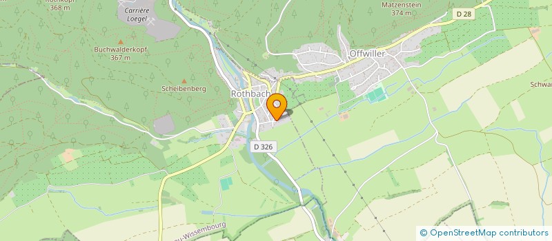 localisation de l'entreprise 833 600 950   ROTHBACH