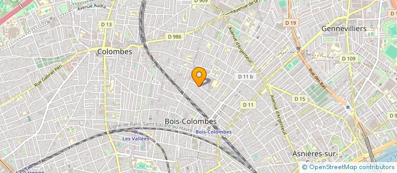 localisation de l'entreprise 833 612 062 à BOIS-COLOMBES