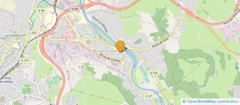 localisation de l'entreprise 833 643 091   BRIVES-CHARENSAC