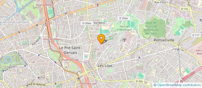 localisation de l'entreprise 833 658 172   PANTIN