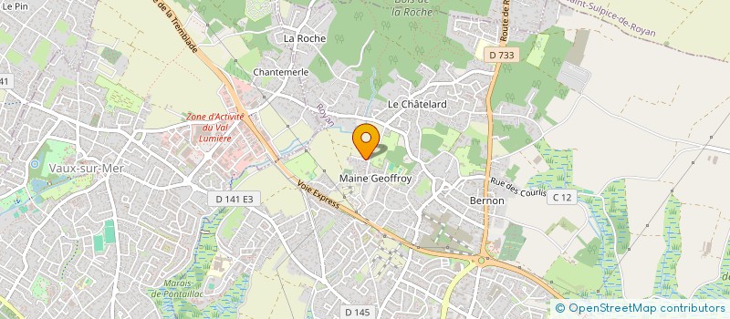 localisation de l'entreprise 833 686 173   ROYAN