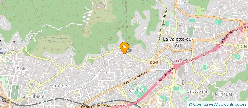 localisation de l'entreprise 833 726 821   TOULON