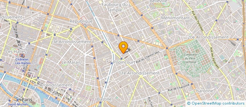 localisation de l'entreprise 833 737 406 à PARIS