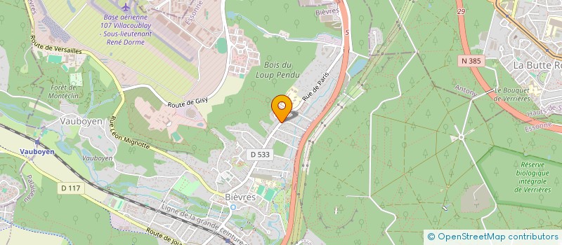 localisation de l'entreprise 833 766 561 à BIEVRES