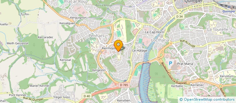 localisation de l'entreprise 833 771 686   QUIMPER